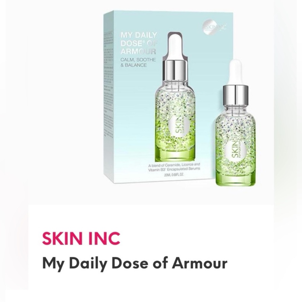 🔴 SKIN INC My Daily Dose of Armor Serum - Calm, Soothe & Balance